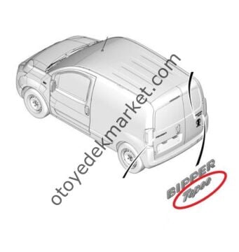 Peugeot Bipper (2008-2017) Bagaj Yazısı ''Tepee'' (İthal)