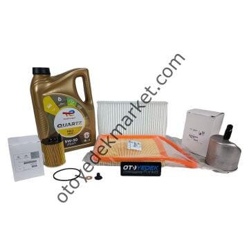 Peugeot 308 (2014-2016) 1.6 Hdı Euro5 Filtre Seti (Orijinal) Ve 5w30 Motor Yağ