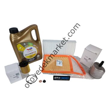 Peugeot 308 (2014-2016) 1.6 Hdı Euro5 Filtre Seti (Orijinal) Ve 5w30 Motor Yağ