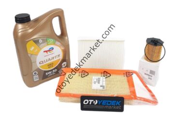 Peugeot Bipper (2008-2013) 1,4 Hdı Bakım Seti Mazot Filtresi Hariç (Orijinal) Ve 5w30 Motor Yağ