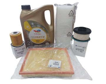 Peugeot 2008 (2020-2024) 1.5 Blue Hdi Filtre Bakım Seti + HTC 5w30 Yağ (Orijinal)