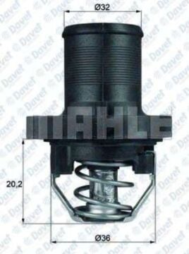 Peugeot 307 (2001-2005) 1.6 Benzinli Termostat (Mahle)