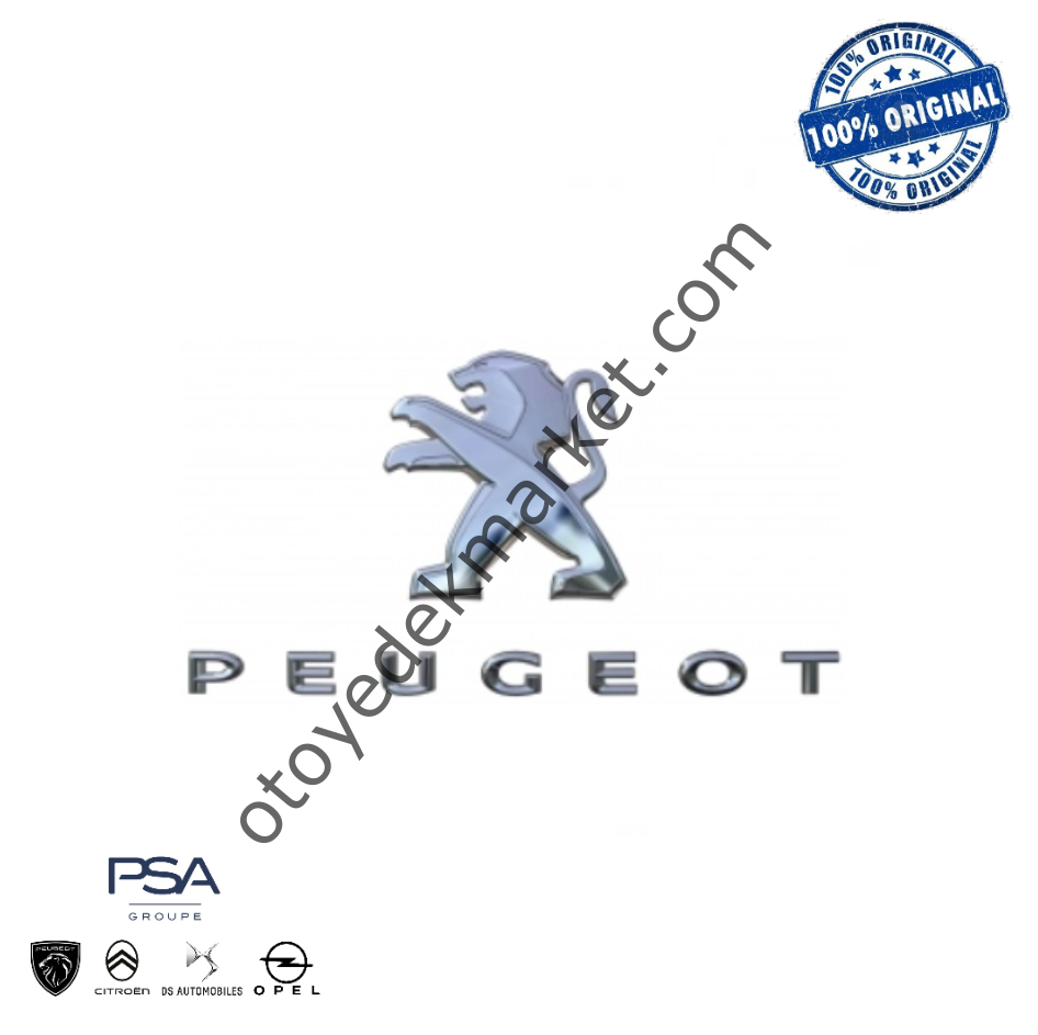 Peugeot 5008 (2017-2020) Arka Bagaj ''Aslan Amblemi'' (Orijinal)