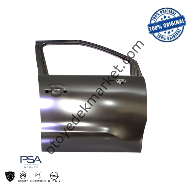 Citroen C3 Aircross (2017-2023) Sağ Ön Kapı (Orijinal)