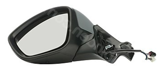 Peugeot 208 (2012-2020)  Elektrikli Katlanır Sol Dikiz Aynası (İthal)