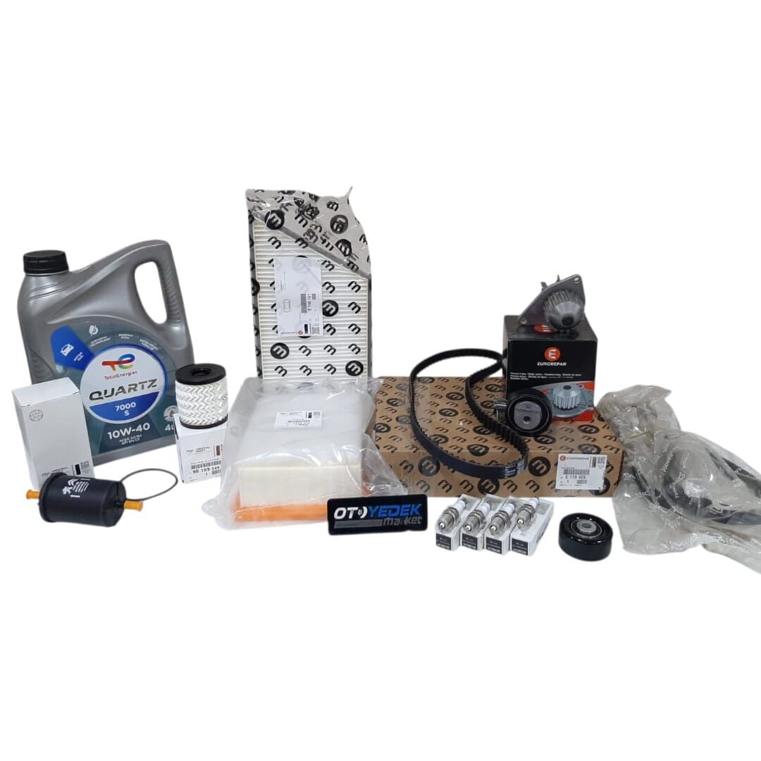 Peugeot 206 (2006-2012) 1.4 Benzinli Ağır Bakım Seti (Orijinal)