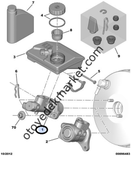 Peugeot 406 (1996-2004) Abs'li Fren Ana Merkezi (Bosch)