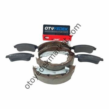 Citroen C-Elysee (2012-2020) Ön Ve Arka Fren Balata Seti (Recover)