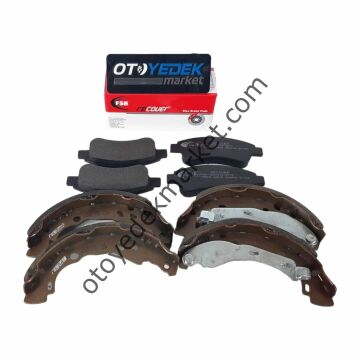 Citroen C-Elysee (2012-2020) Ön Ve Arka Fren Balata Seti (Recover)