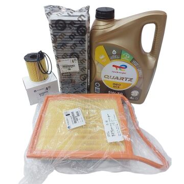 Citroen Berlingo (2012-2017) 1.6 Euro5 Filtre Seti Mazot Filtresiz+ 5W30 Yağ (Orijinal)