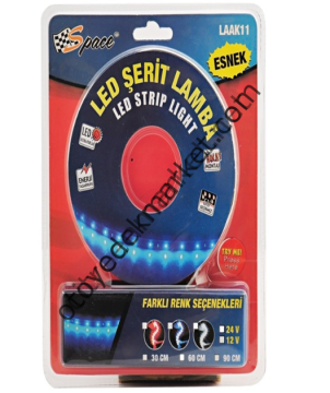 Space Ledli Şerit Lamba 12V Mavi 60cm