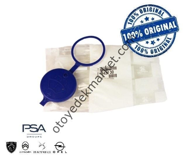 Peugeot 307 (2001-2008) Cam Su Depo Kapağı Mavi (Orijinal)