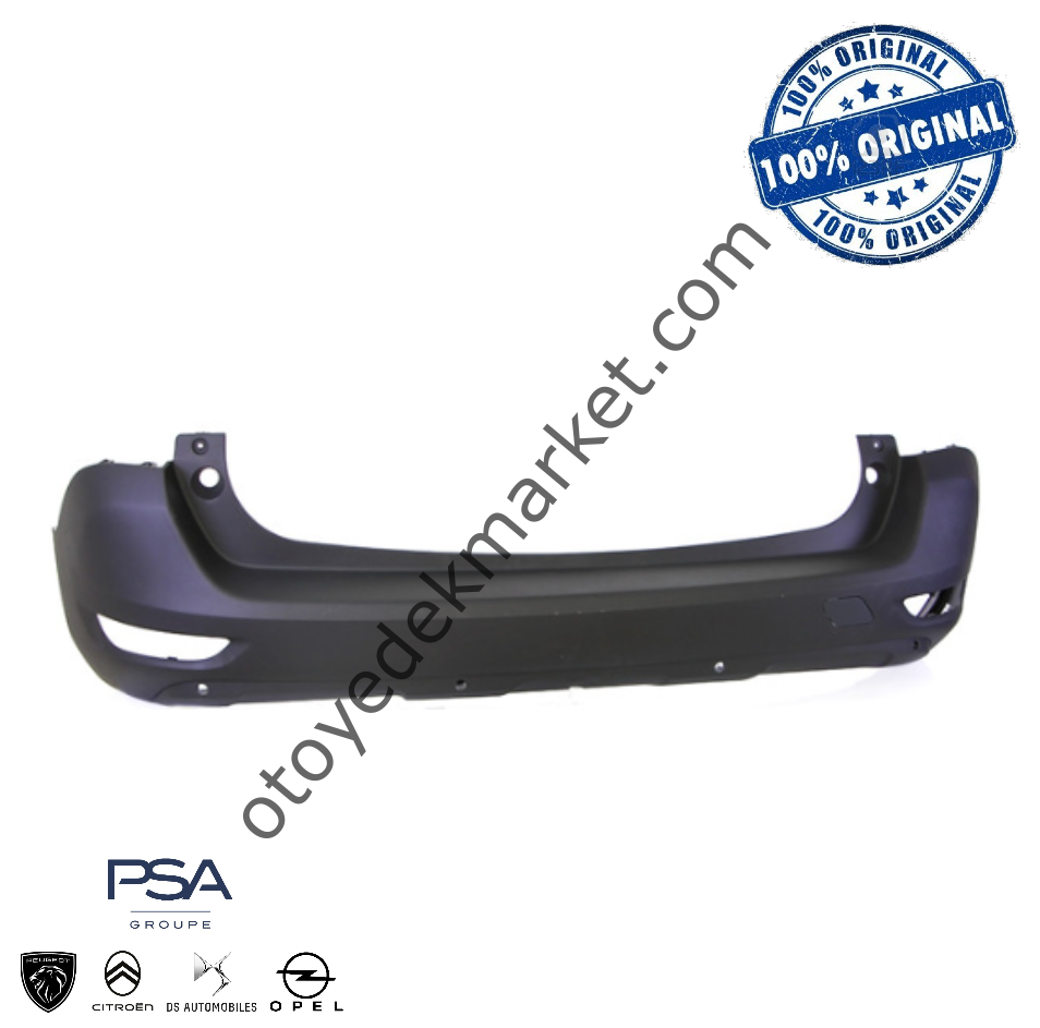 Peugeot 5008 (2017-2020) Arka Tampon (Orijinal)