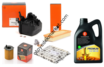 Peugeot 307 (2003-2008) 1,6 Hdi Filtre Bakım Seti 5w30 Yağlı (Orjinal Eurorepar)