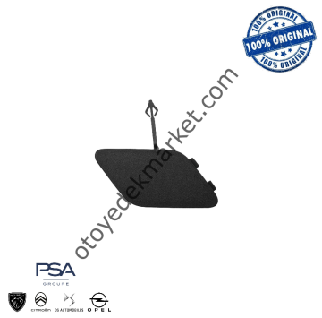 Peugeot 5008 (2017-2023) Arka Tampon Çeki Demir Kapağı (Orijinal)