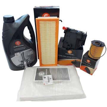 PEUGEOT 307 (2003-2009) 1.6 HDİ FİLTRE BAKIM SETİ 5W40 YAĞLI (ORJİNAL EUROREPAR)