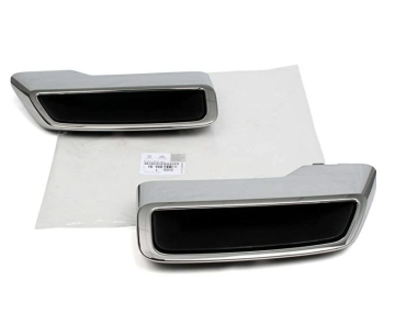 Peugeot 5008 (2017-2023) Arka Tampon Difüzör Krom Egzoz Çerçevesi (Orijinal)